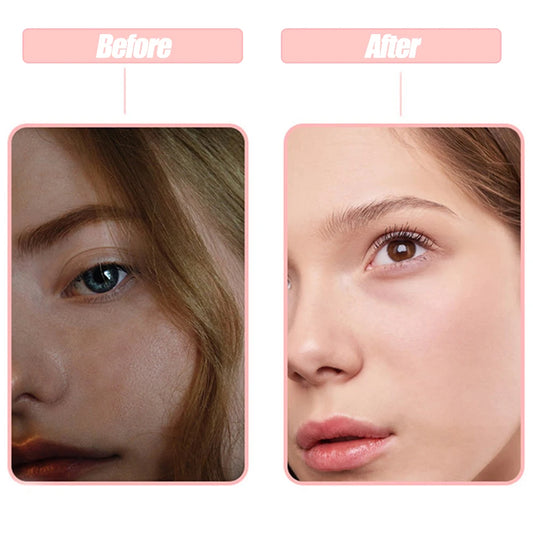 Glow & Go: The Rechargeable LED Car Makeup Mirror