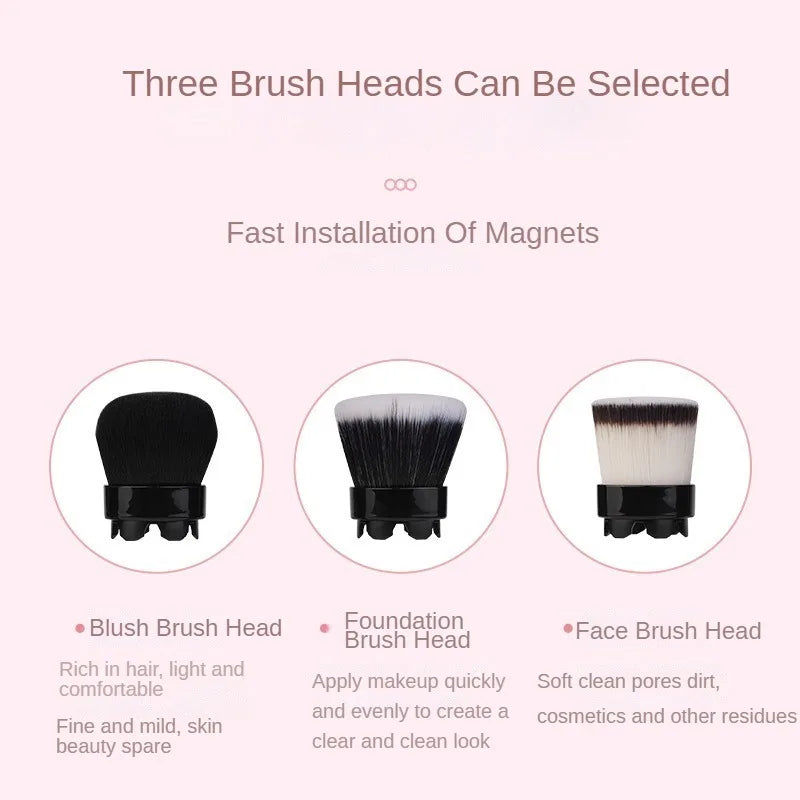 3-in-1 Rotating Makeup & Cleansing Brush
