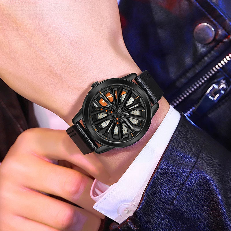 3D Spinning Rim Watch
