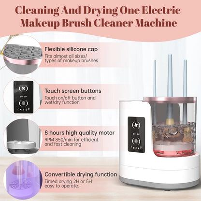 3 in 1 Automatic Makeup Brush Cleaner & Dryer