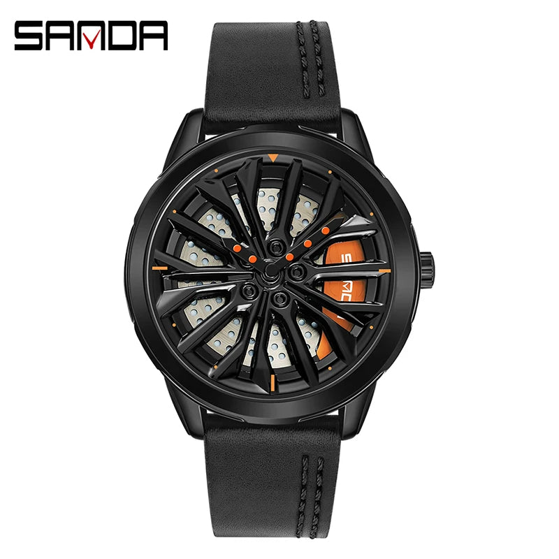 3D Spinning Rim Watch