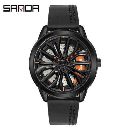 3D Spinning Rim Watch